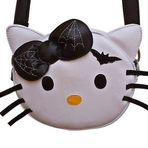 Nara Prado Hello Kitty Goth Inspired Crossbody Bag